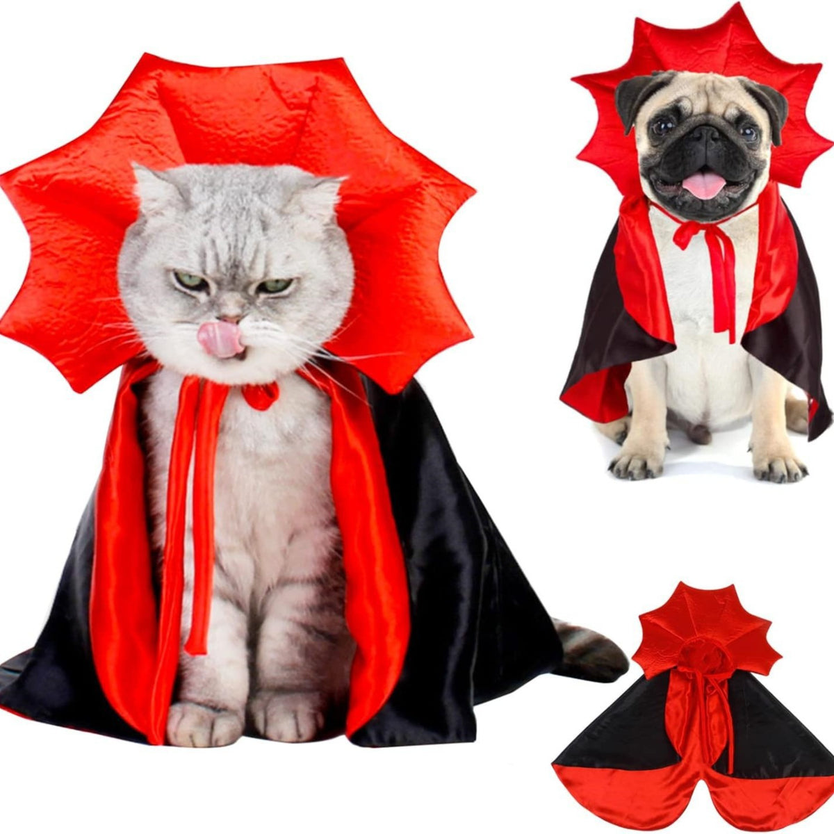 Disfraz de vampiro para mascota para Halloween